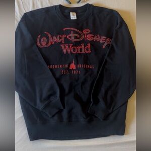 Walt Disney World 2025 Plaid Christmas Crewneck New With Tags NWT